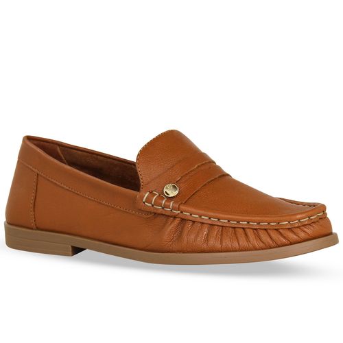 Sapato Couro Napa Toscana Caramelo