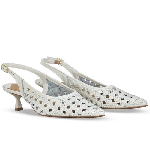 Sapato Couro Atanado Napoli Off White 26